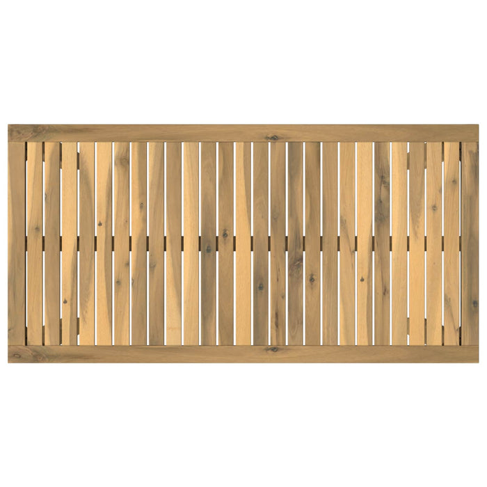 Masă de Bar în Grădină Alb 108,5 x 55 x 105 cm WALTI