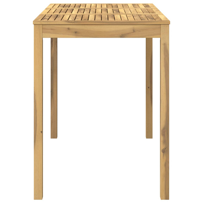 Masă de Bar în Grădină Alb 141 x 80,5 x 105 cm WALTI