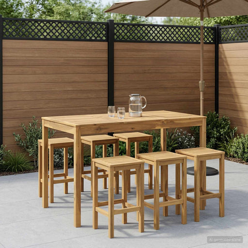 Masă de Bar în Grădină Alb 147 x 88,5 x 105 cm - WALTI WALTI