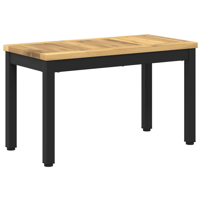 Masă de cafea Alb și negru 60,5 x 30 x 36 cm WALTI