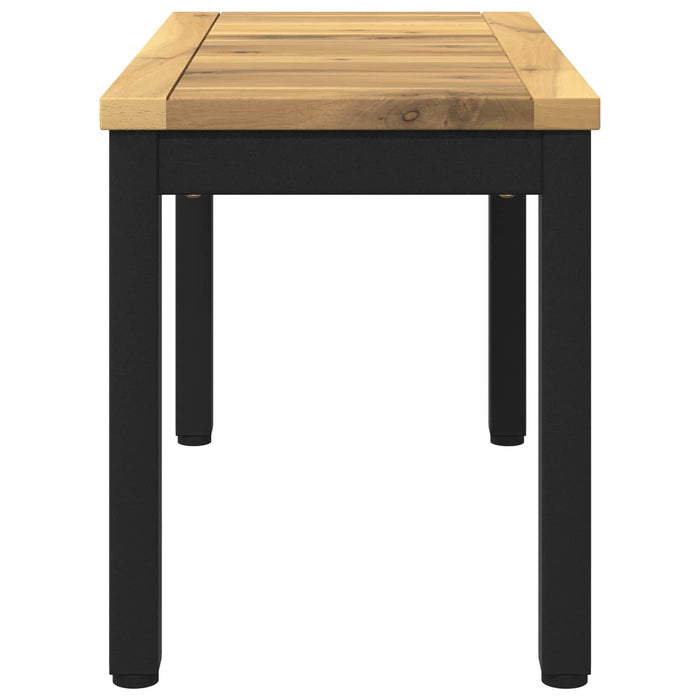 Masă de cafea Alb și negru 60,5 x 30 x 36 cm WALTI