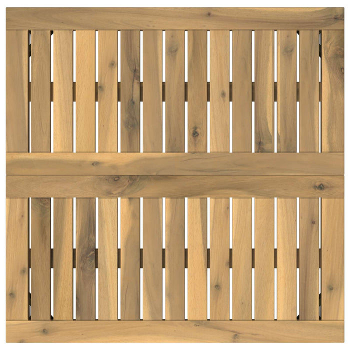 Masă de cafea Alb 60 x 60,5 x 36 cm Lemn Solid de Acacia WALTI
