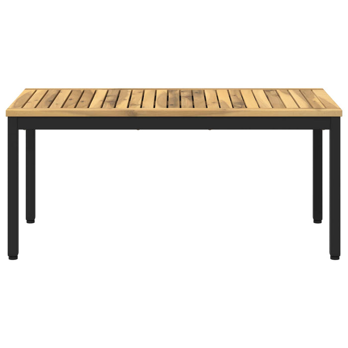 Masă de cafea Alb și negru 50 x 100,5 x 45 cm WALTI
