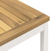 Masă de cafea Alb 50 x 100,5 x 45 cm Lemn Solid de Acacia - WALTI WALTI