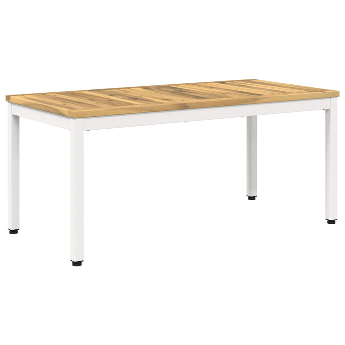 Masă de cafea Alb 50 x 100,5 x 45 cm Lemn Solid de Acacia - WALTI WALTI