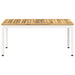 Masă de cafea Alb 50 x 100,5 x 45 cm Lemn Solid de Acacia - WALTI WALTI