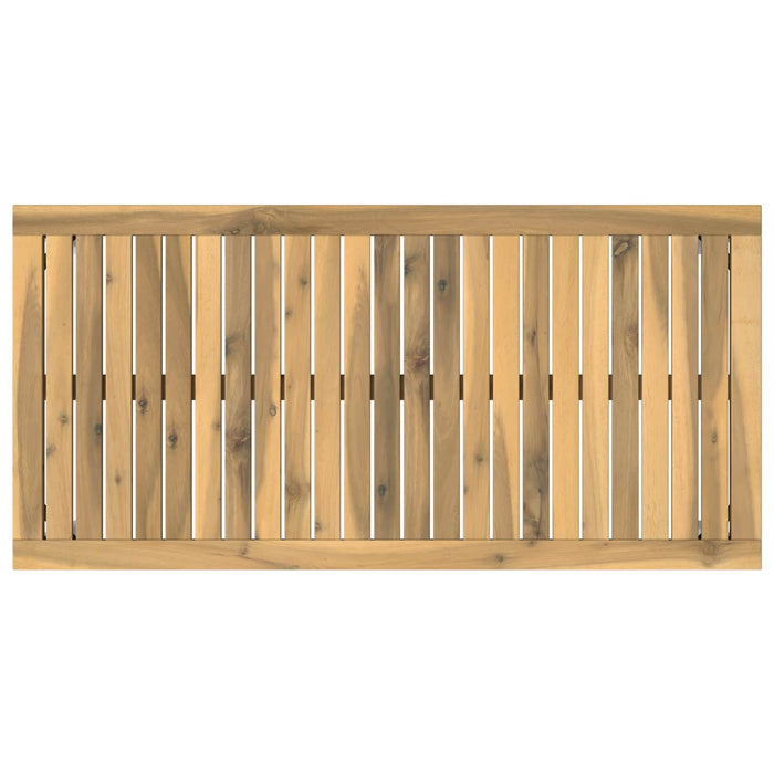 Masă de cafea Alb 50 x 100,5 x 45 cm Lemn Solid de Acacia - WALTI WALTI