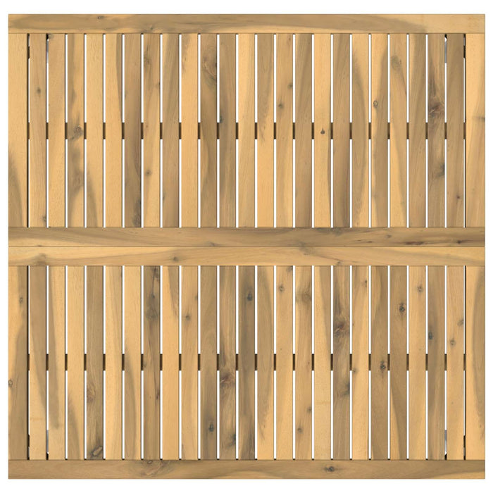 Masă de cafea Alb 100 x 100,5 x 45 cm Lemn Solid de Acacia WALTI
