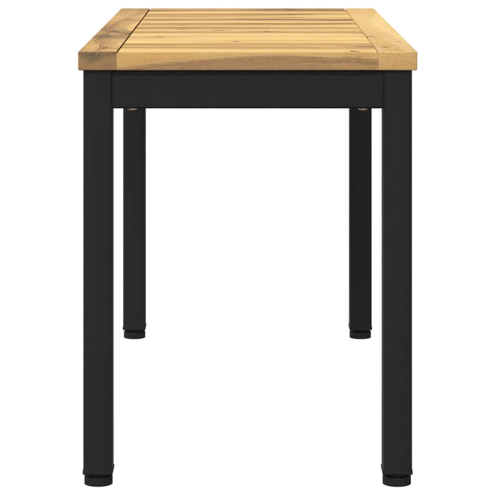 Bancă de grădină 80,5 x 35 x 45 cm Lemn Solid de Acacia WALTI