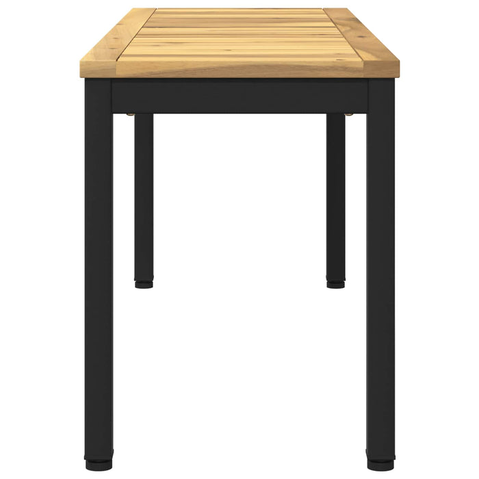 Bancă de grădină 108,5 x 35 x 45 cm Lemn Solid de Acacia - WALTI WALTI