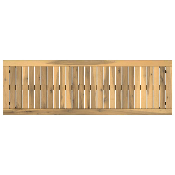 Bancă de grădină 108,5 x 35 x 45 cm Lemn Solid de Acacia - WALTI WALTI