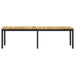 Bancă de grădină 161 x 35 x 45 cm Lemn Solid de Acacia - WALTI WALTI