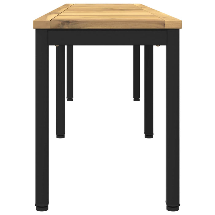 Bancă de grădină 161 x 35 x 45 cm Lemn Solid de Acacia - WALTI WALTI