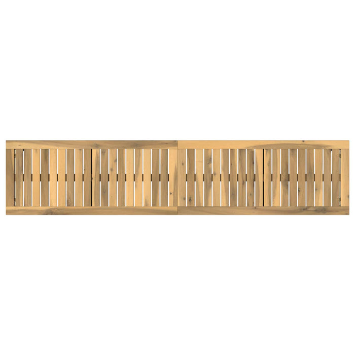 Bancă de grădină 161 x 35 x 45 cm Lemn Solid de Acacia - WALTI WALTI