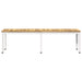 Bancă de grădină 161 x 35 x 45 cm Lemn Solid de Acacia Alb - WALTI WALTI