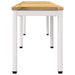 Bancă de grădină 161 x 35 x 45 cm Lemn Solid de Acacia Alb - WALTI WALTI