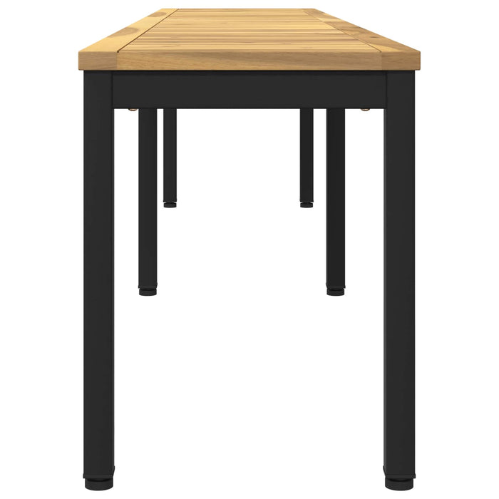 Bancă de grădină 201 x 35 x 45 cm Lemn Solid de Acacia - WALTI WALTI