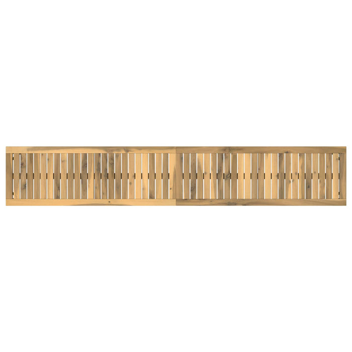 Bancă de grădină 201 x 35 x 45 cm Lemn Solid de Acacia - WALTI WALTI