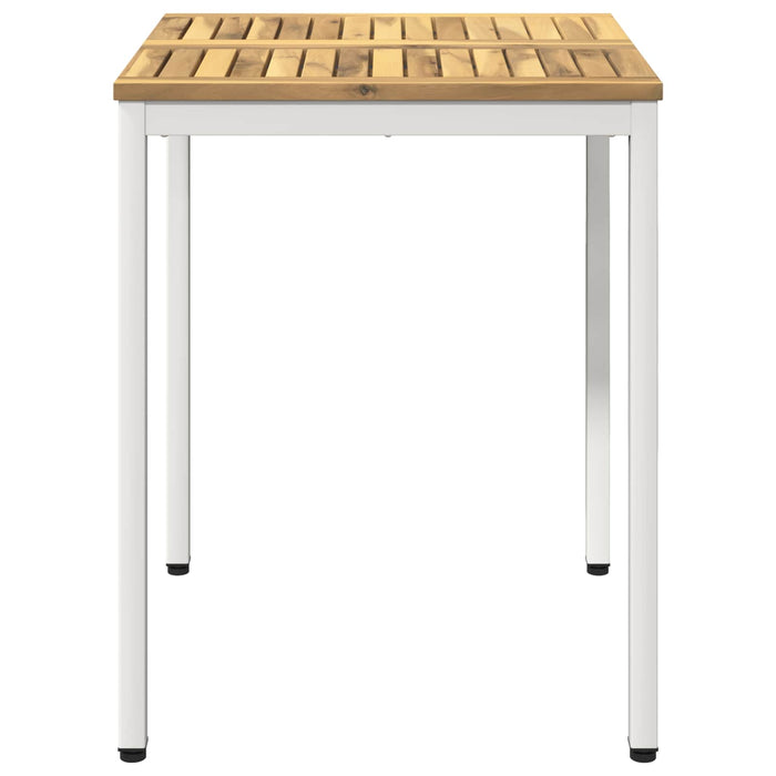 Masă de cină pentru grădină Alb 60 x 60,5 x 75 cm WALTI
