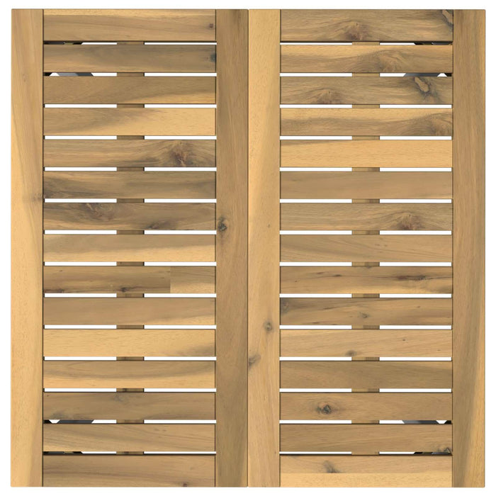 Masă de cină pentru grădină Alb 60 x 60,5 x 75 cm WALTI