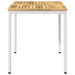 Masă de cină pentru grădină Alb 70 x 68,5 x 75 cm - WALTI WALTI