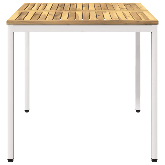 Masă de cină pentru grădină Alb 80 x 80,5 x 75 cm WALTI