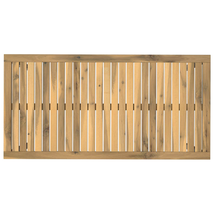 Masă de cină pentru grădină Alb 108,5 x 55 x 75 cm WALTI