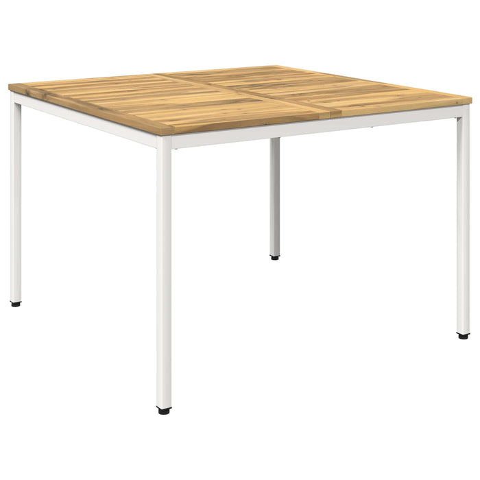 Masă de cină pentru grădină Alb 110 x 108,5 x 75 cm WALTI