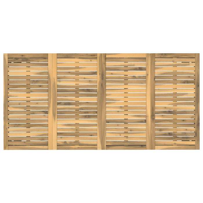 Masă de cină pentru grădină Alb și negru 147 x 88,5 x 75 cm WALTI