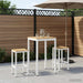 Masă de Bar în Grădină Alb 60 x 60,5 x 105 cm - WALTI WALTI