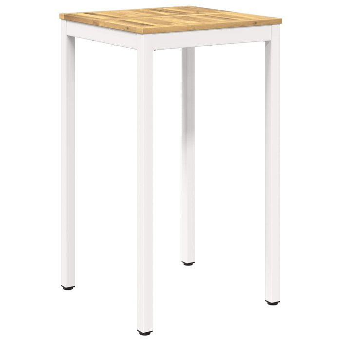 Masă de Bar în Grădină Alb 60 x 60,5 x 105 cm WALTI