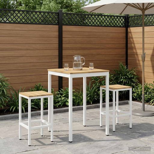 Masă de Bar în Grădină Alb 70 x 68,5 x 105 cm - WALTI WALTI