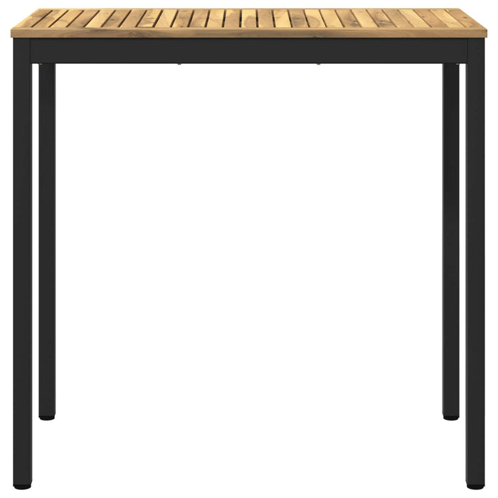 Masă de Bar în Grădină Alb și negru 108,5 x 55 x 105 cm WALTI