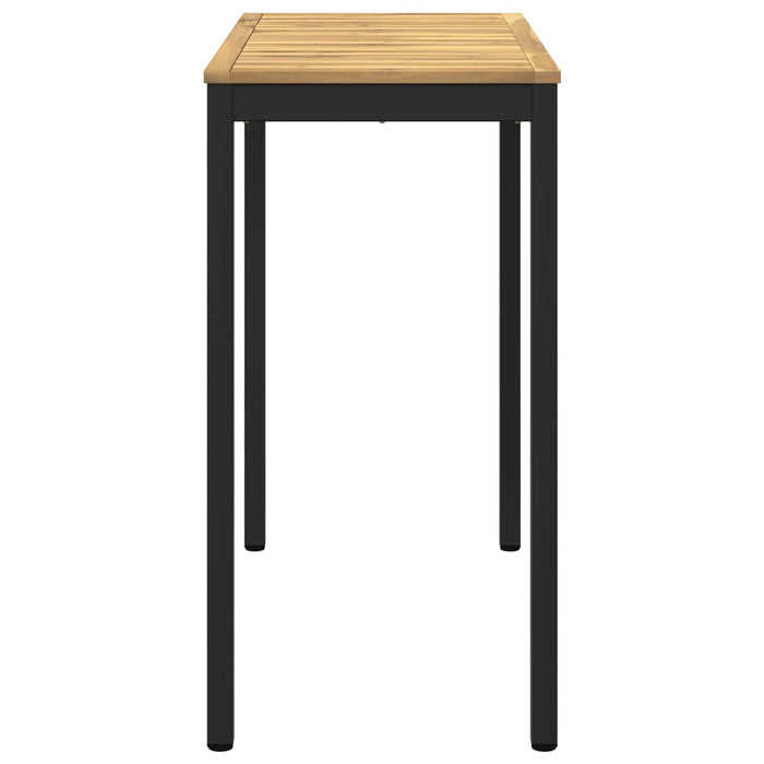 Masă de Bar în Grădină Alb și negru 108,5 x 55 x 105 cm WALTI