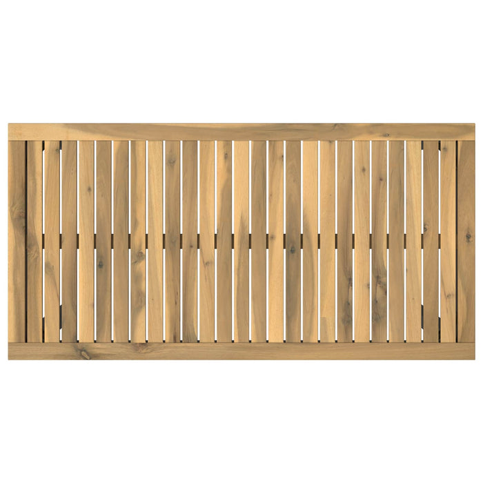 Masă de Bar în Grădină Alb și negru 108,5 x 55 x 105 cm WALTI