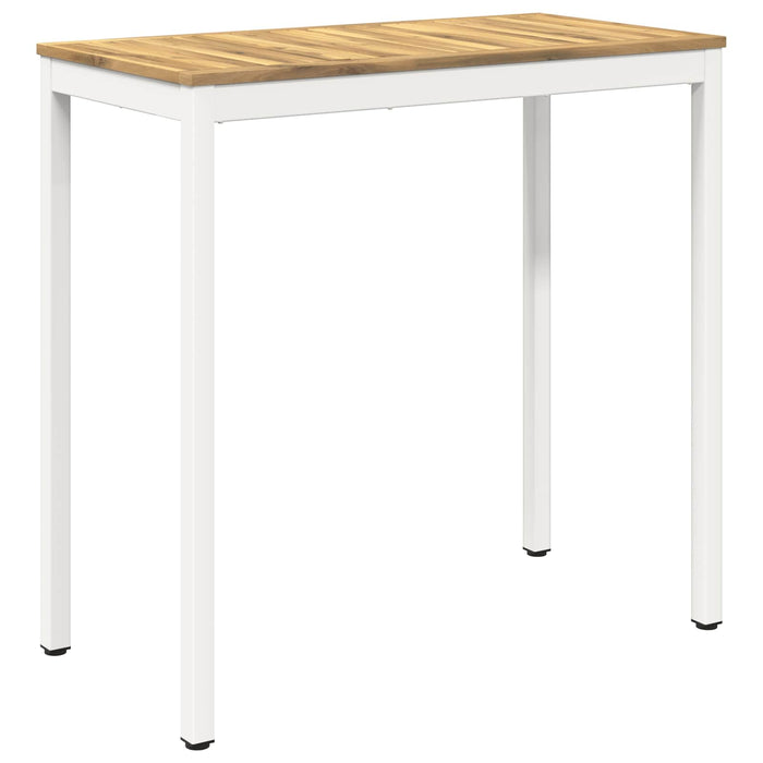 Masă de Bar în Grădină Alb 108,5 x 55 x 105 cm WALTI