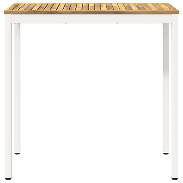 Masă de Bar în Grădină Alb 108,5 x 55 x 105 cm WALTI