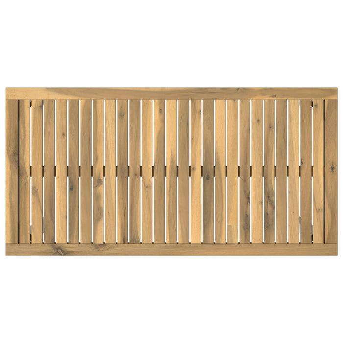 Masă de Bar în Grădină Alb 108,5 x 55 x 105 cm WALTI