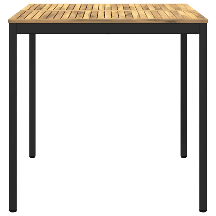 Masă de Bar în Grădină Alb și negru 110 x 108,5 x 105 cm WALTI