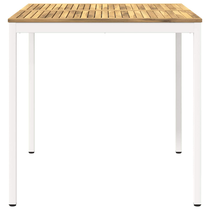 Masă de Bar în Grădină Alb 110 x 108,5 x 105 cm WALTI