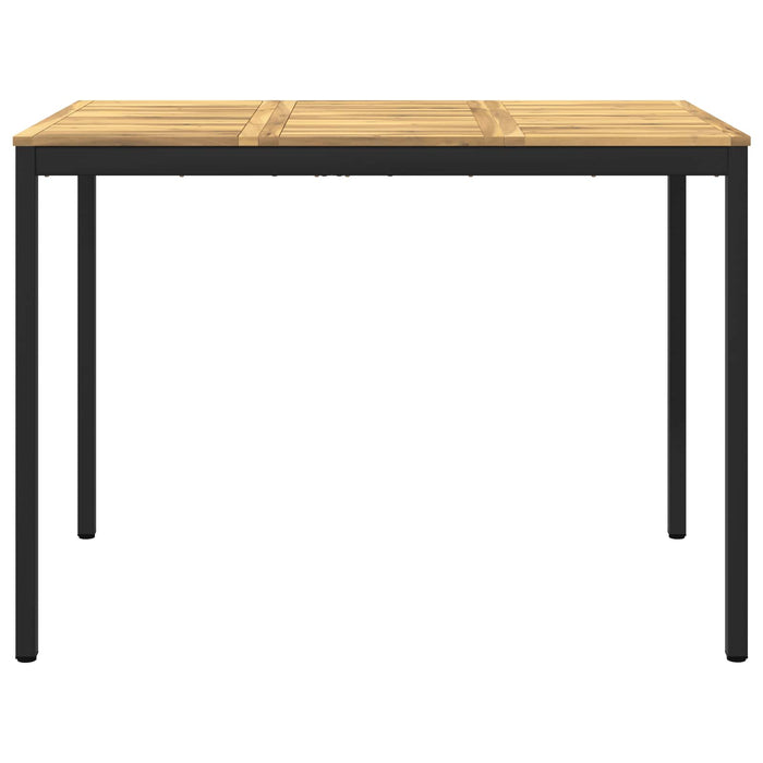 Masă de Bar în Grădină Alb și negru 147 x 88,5 x 105 cm WALTI