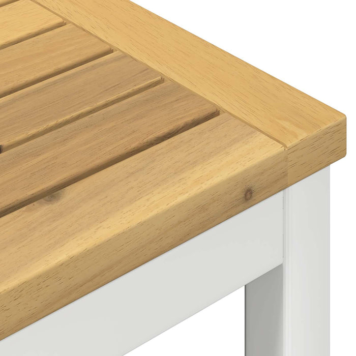 Masă de Bar în Grădină Alb 147 x 88,5 x 105 cm WALTI
