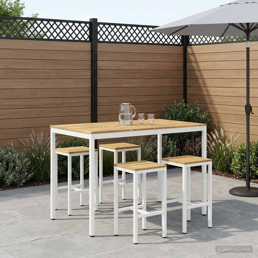 Masă de Bar în Grădină Alb 147 x 88,5 x 105 cm - WALTI WALTI