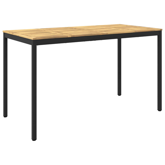 Masă de Bar în Grădină Alb și negru 180 x 88,5 x 105 cm WALTI