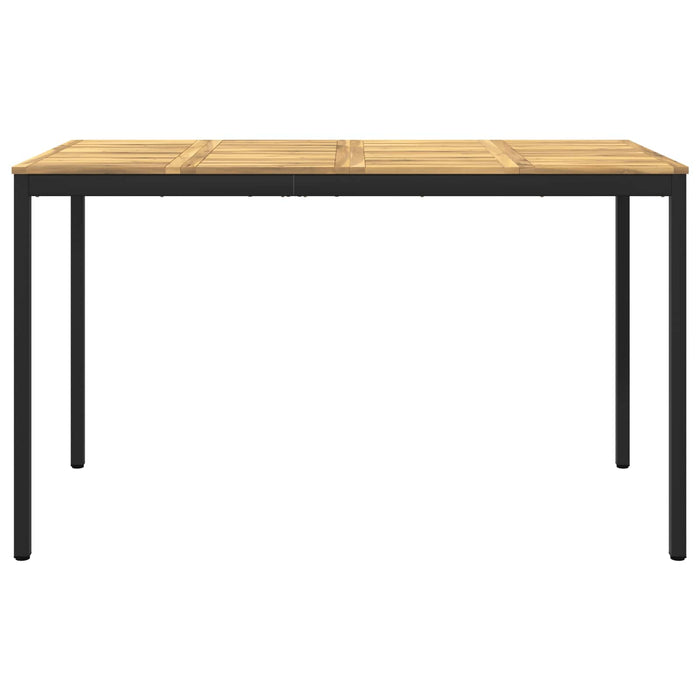 Masă de Bar în Grădină Alb și negru 180 x 88,5 x 105 cm WALTI