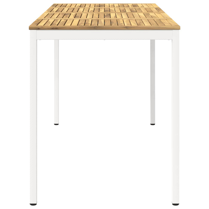 Masă de Bar în Grădină Alb 180 x 88,5 x 105 cm WALTI