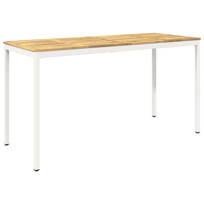 Masă de Bar în Grădină Alb 196 x 80,5 x 105 cm WALTI