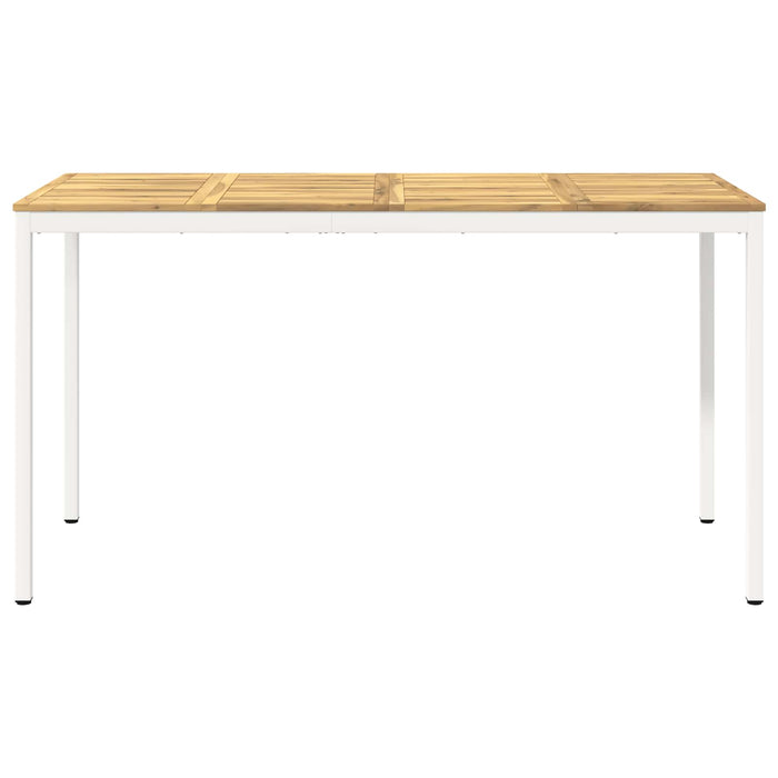 Masă de Bar în Grădină Alb 196 x 80,5 x 105 cm WALTI