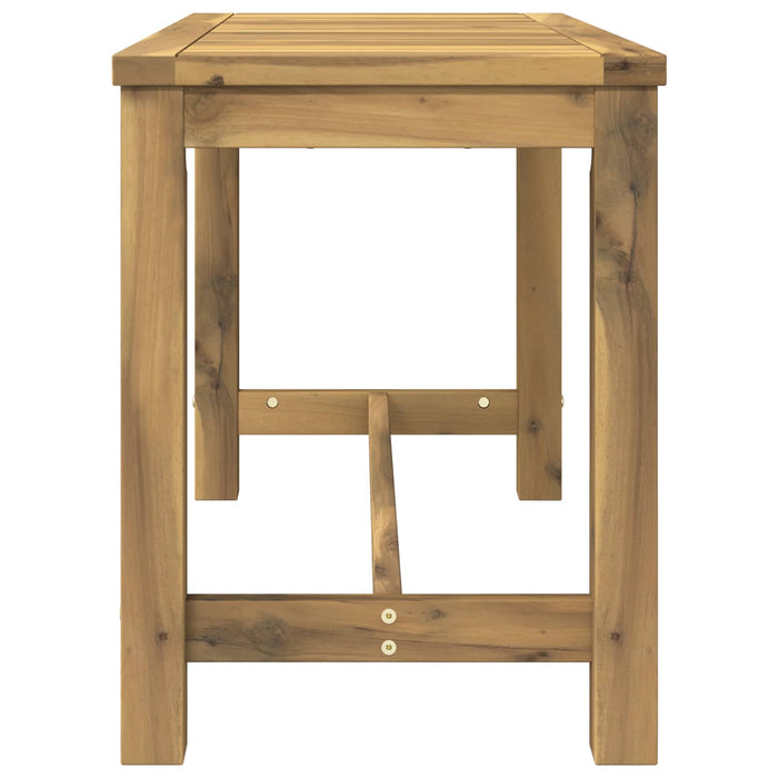 Bancă de grădină 80,5 x 35 x 45 cm Lemn Solid de Acacia - WALTI WALTI
