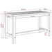 Bancă de grădină 80,5 x 35 x 45 cm Lemn Solid de Acacia - WALTI WALTI